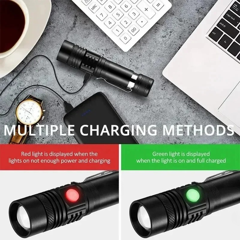 T6 LED Rechargeable Flashlight - Outdoor Lighting Lowes avis et prix