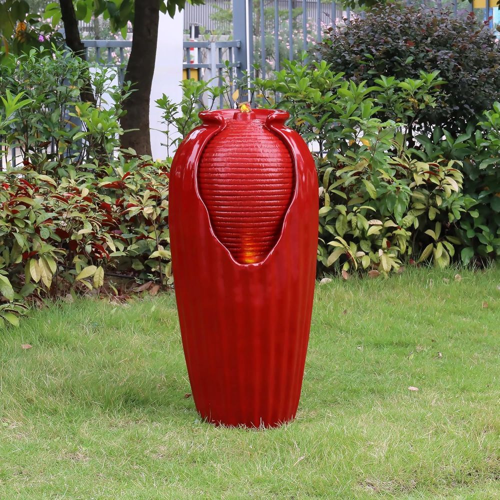 Glazed Vase loor reestanding W - Outdoor Lighting Deck avis et prix