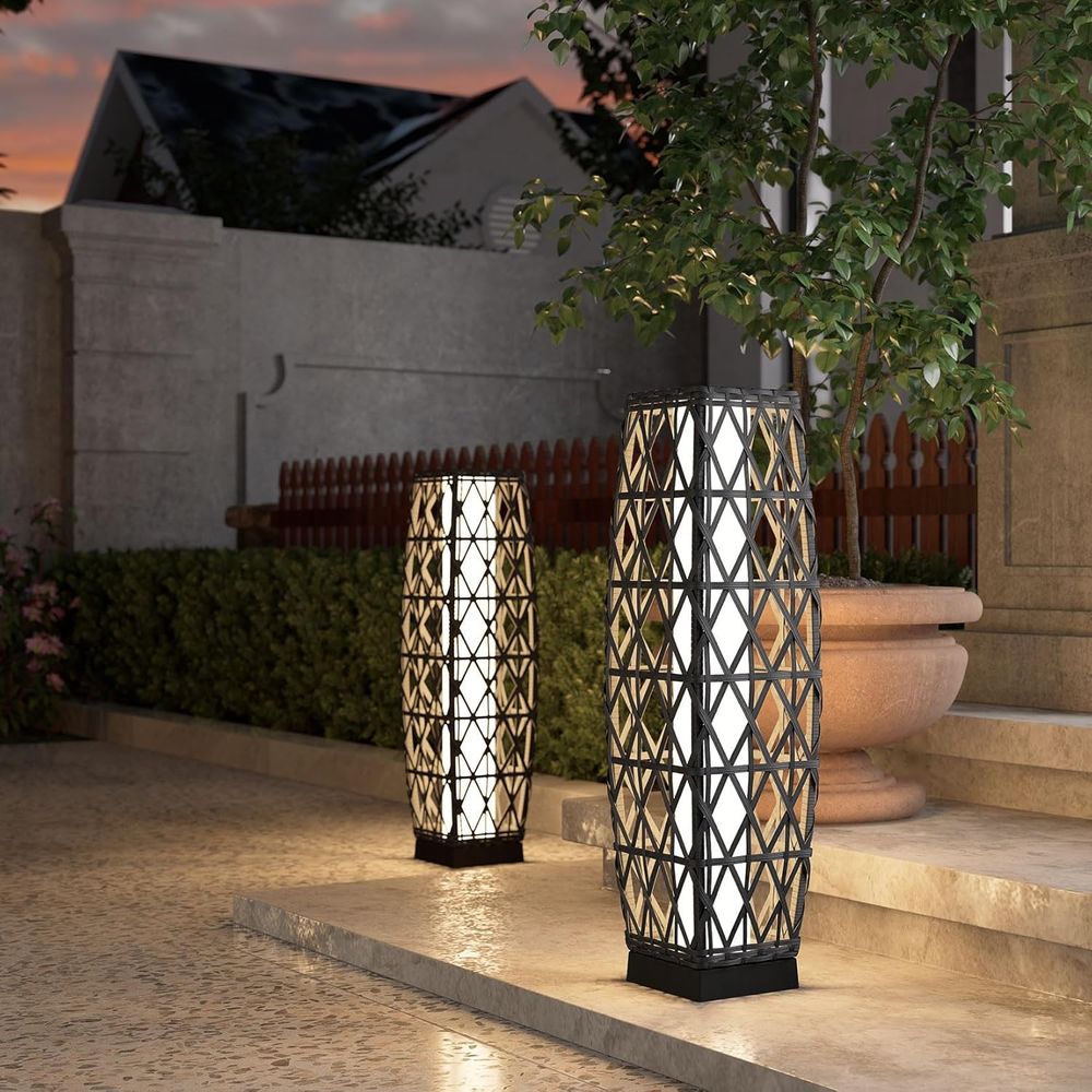 Grand patio 2-Piece Solar Outd - Outdoor Lighting Deck avis et prix