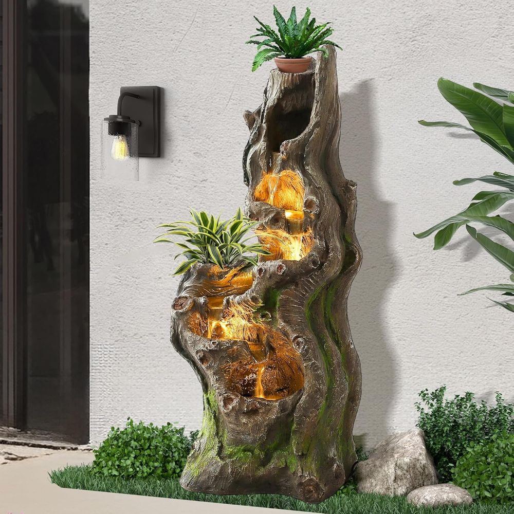 Outdoor 6-Tier Cascading Tree  - Outdoor Lighting Deck avis et prix