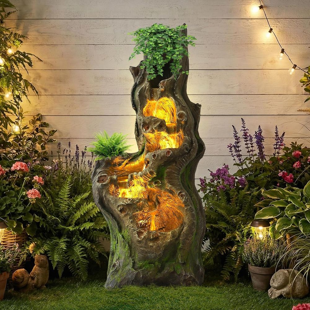 Outdoor 6-Tier Cascading Tree  - Outdoor Lighting Deck avis et prix