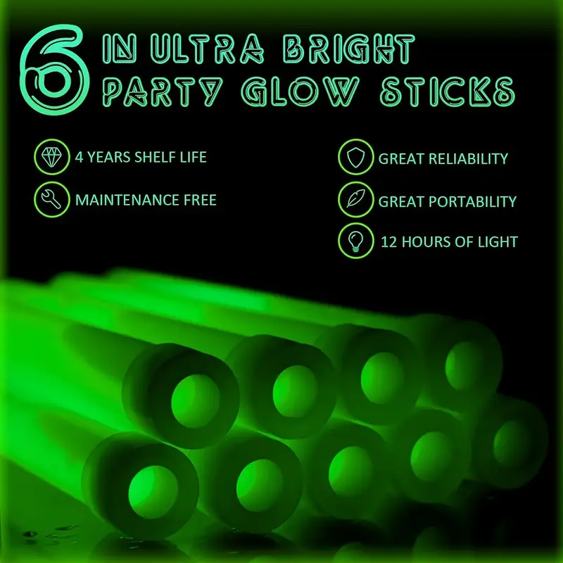 6-Inch Mini Glow Sticks with H - Outdoor Lighting Effects avis et prix