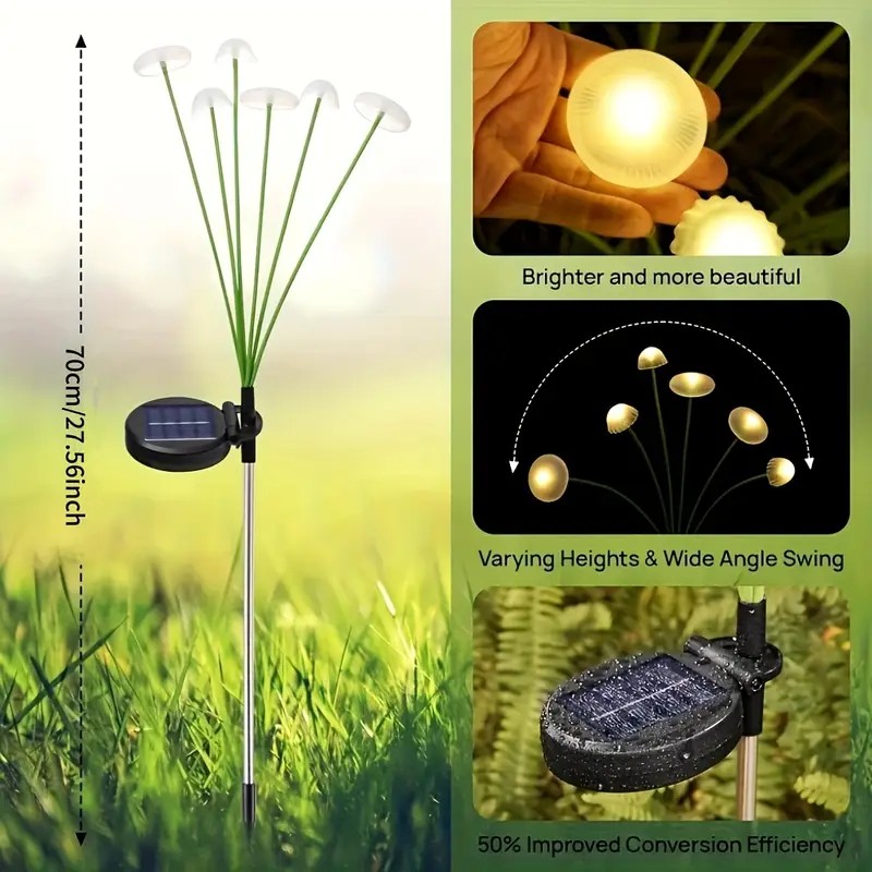 Solar Garden LED Jellyfish Mus - Outdoor Lighting Jellyfish avis et prix