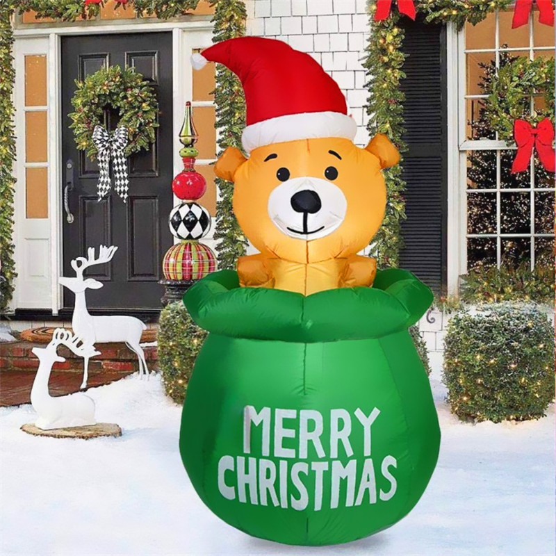 5FT Christmas Inflatable Decor - Xmas Outdoor Lighting Decorations avis et prix